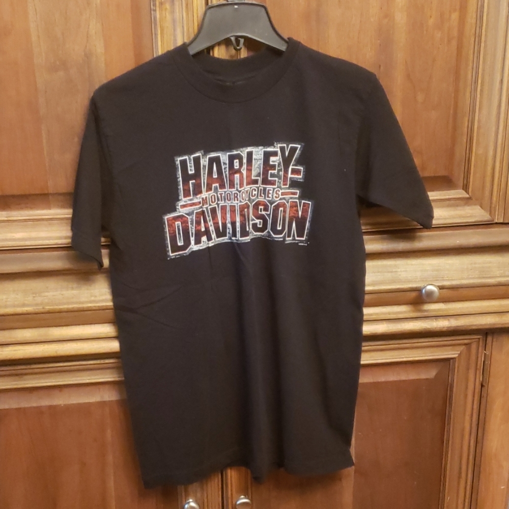 Men's Harley Davidson Black T-Shirt Size Medium